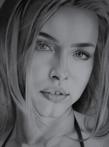 Custom Pencil Portrait From Photo